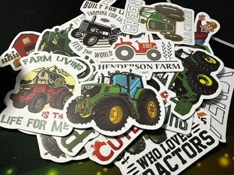 Traktor Stickers I 50 Stk. I Wasserdicht (Neu und originalverpackt) in ...