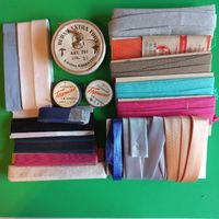 Lot de biais et rubans  colorés pour couture 🧵