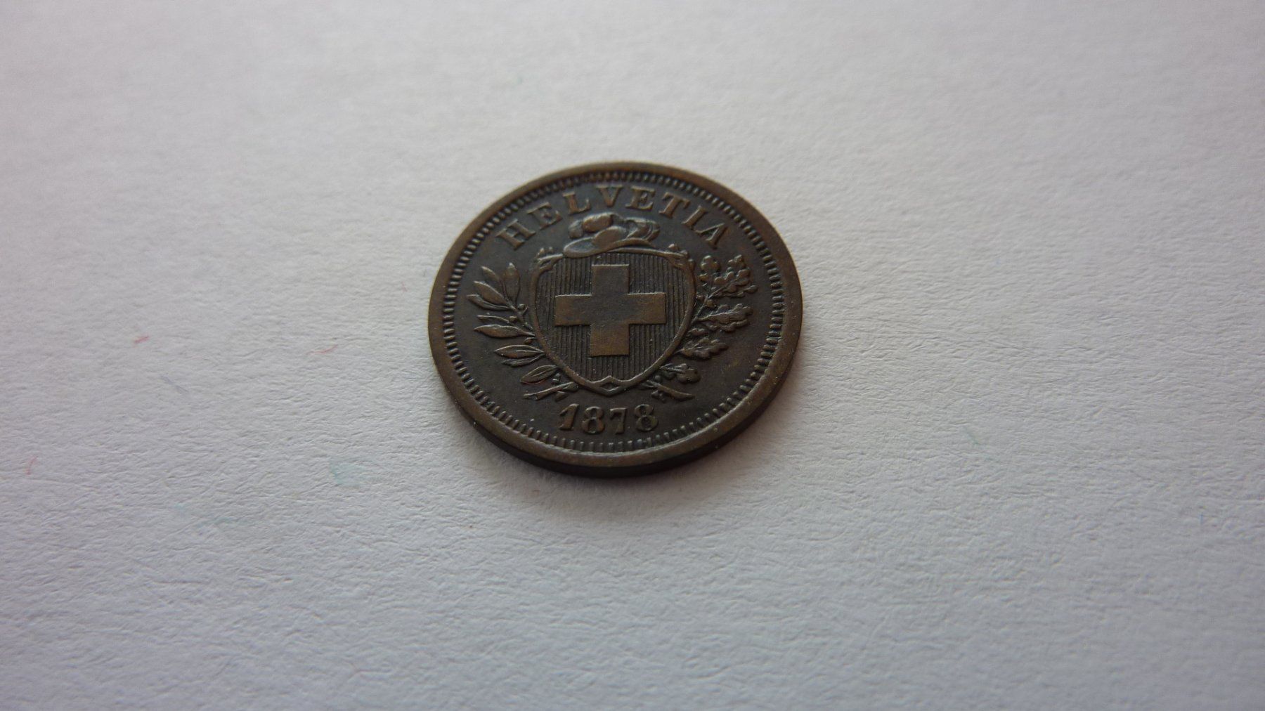 Alle Münzen: Uralter Einräppler 1878, vorzüglich – Neu (gemäss Beschreibung) aus Birrwil von Schnaepli 2