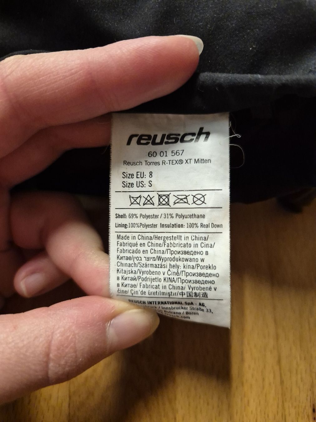 Reusch Guanti & manicotti: Reusch Fausthandschuhe echte Daune – Usato da Oberbüren venduto da L_E_A 1