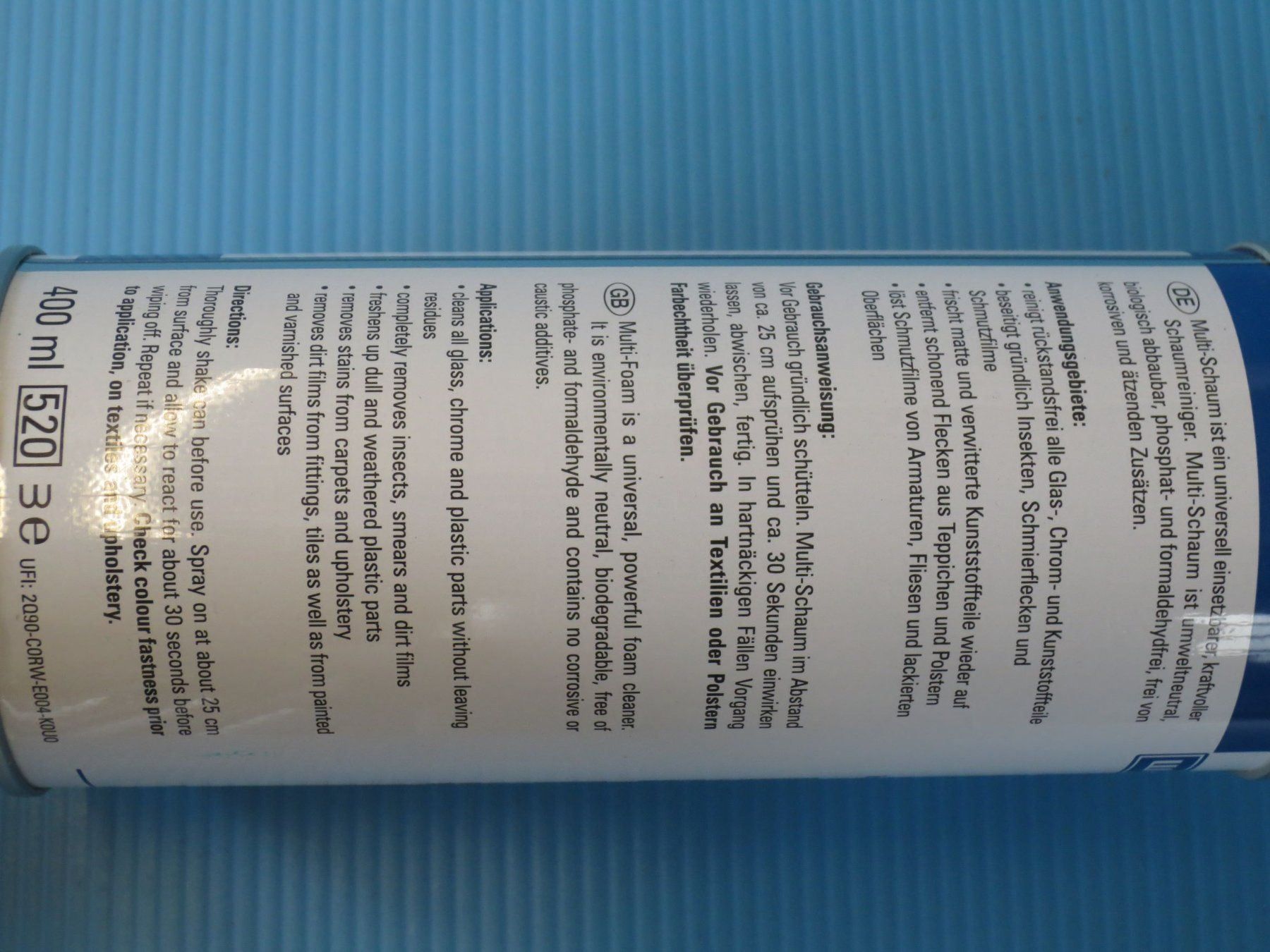 Tutti gli attrezzi: Weicon Multischaum Reiniger 400ml – Nuovo e nell'imballaggio originale da Sulz LU venduto da Elektrofachverkauf 1