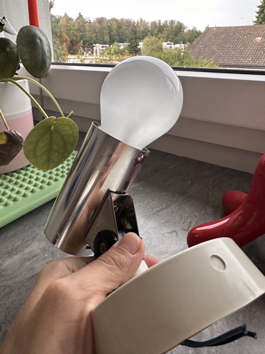 Lampen: Hoffmeister Chrom designer Wandlampe  – Gebraucht aus Baden von Marytumby 1