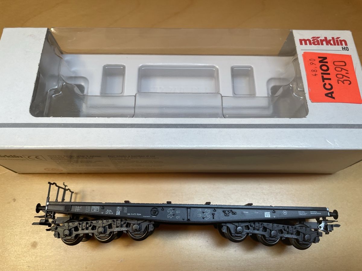 Märklin Modellini di ferrovie: Märklin 4867 Güterwagen DB – Usato da Rickenbach ZH venduto da u2540
