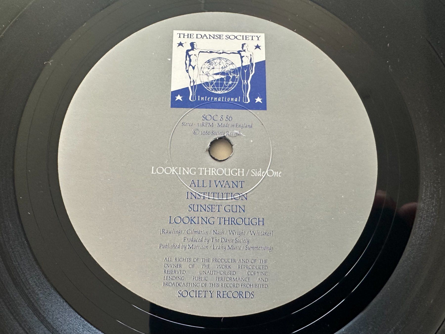 Dischi in vinile: THE DANSE SOCIETY LP LOOKING THROUGH – Usato da Sion venduto da jaipur1401 3
