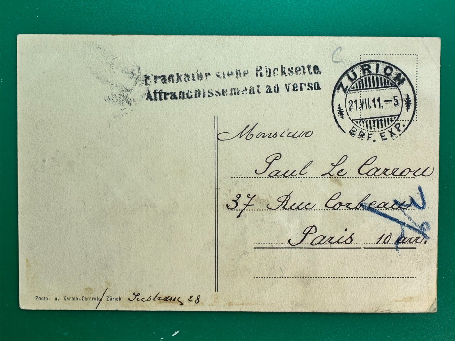 Ansichtskarten: Zürich - Limmat – Gebraucht aus Steg VS von danwer74 1
