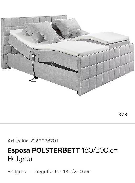 Letti: Polster-Boxspringbett – Usato da Aetingen venduto da Regnim59 1