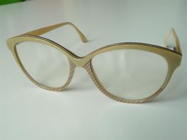 antiallergene Büffelhorn +Seide Brille NOMIS 21-6/132  NEU