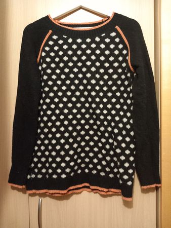 Pull THML noir à pois blancs Taille M