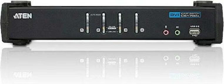 Hubs & Switches: Aten CS1764A, 4 Port KVM Switch, 2x USB, DVI – Neu (gemäss Beschreibung) aus Bern von Fireblades 6