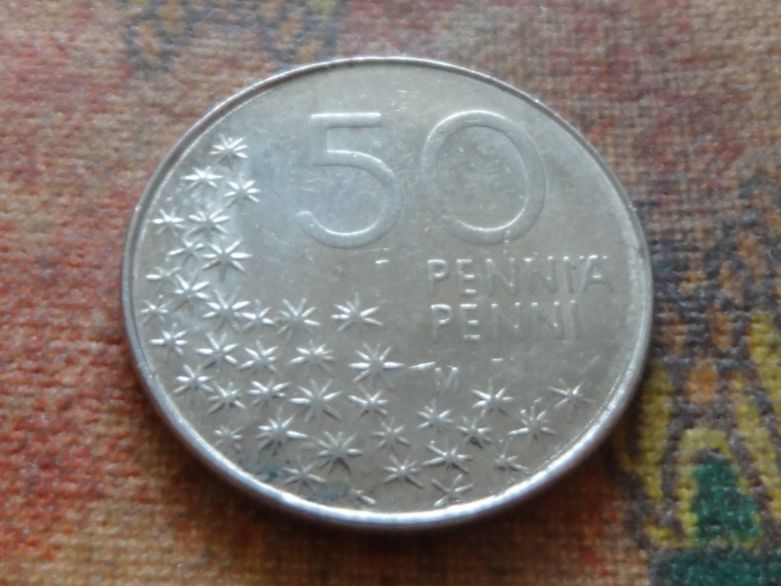 Tutti le monete: FINLANDE  50  Pennia  2  1991 – Usato da Romanel-sur-Lausanne venduto da Swift13 1