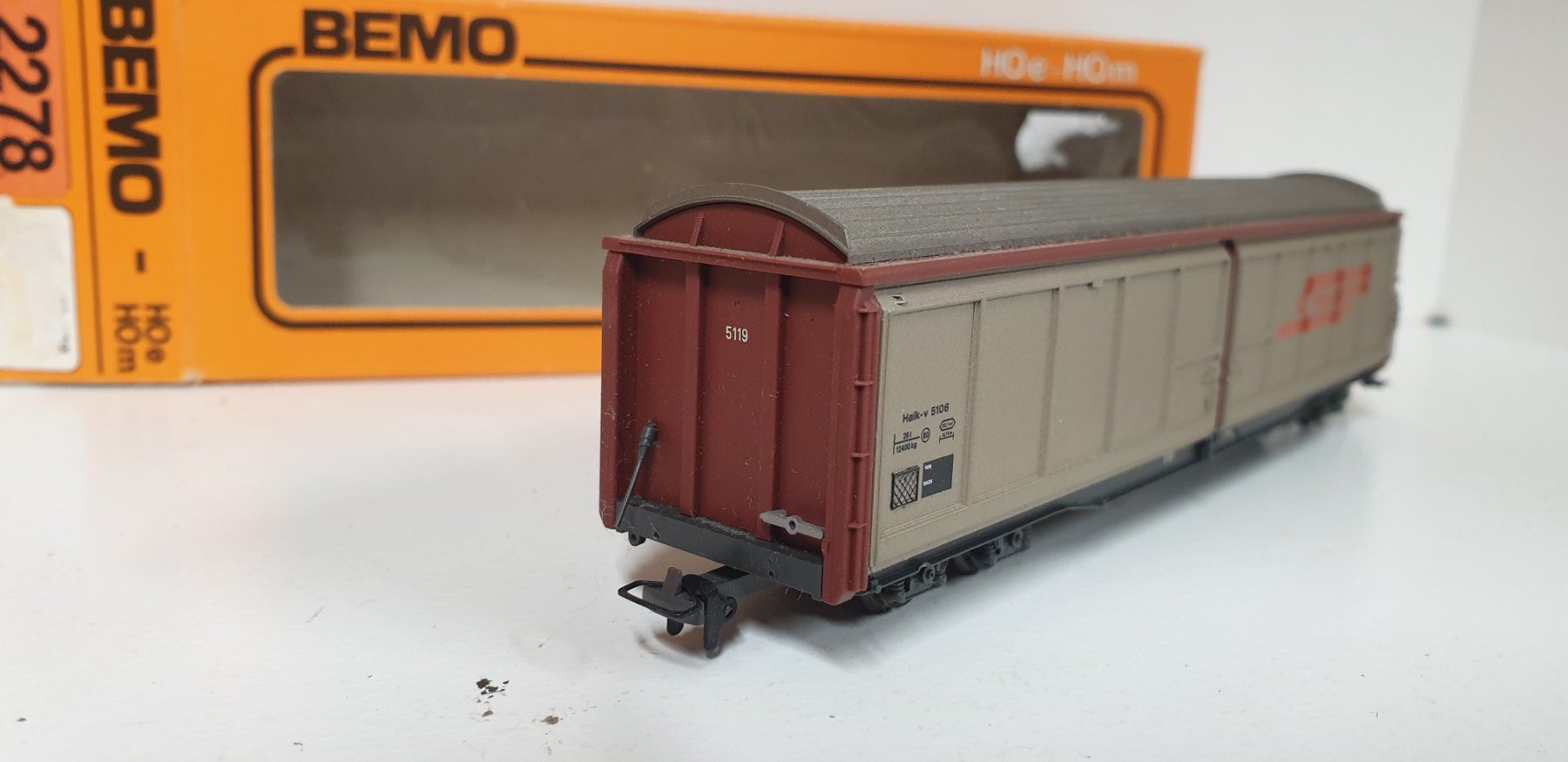 Bemo Modellini di ferrovie: Bemo RhB Schiebewandwagen – Usato da Geroldswil venduto da TopTrain54 6