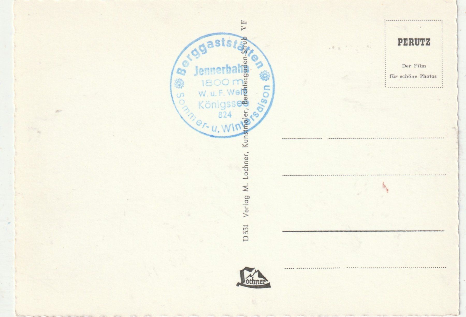 Cartoline postali: Bergstation JJennenbahn – Usato da Lumbrein venduto da made02 1