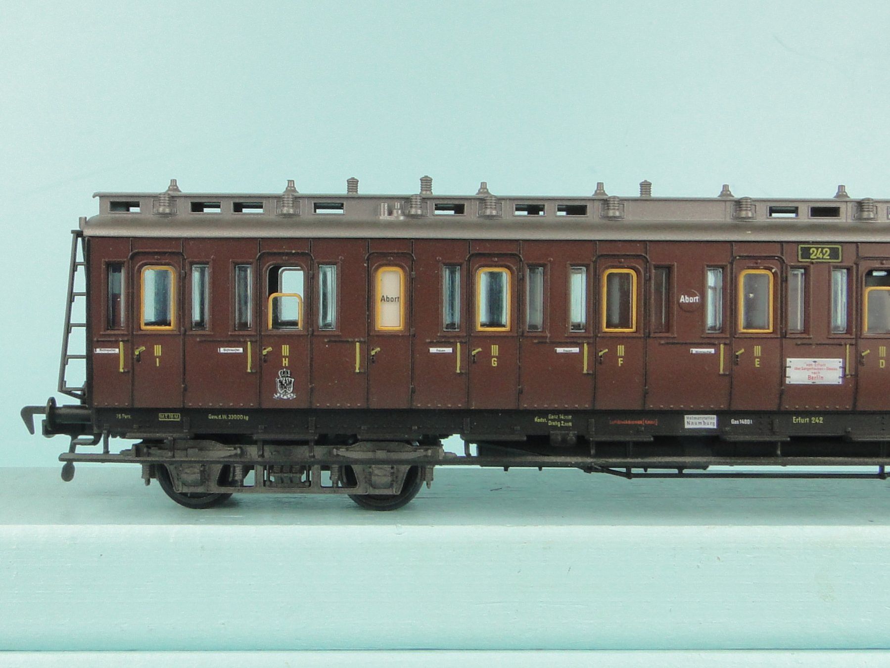 Fleischmann Modellini di ferrovie: Fleischmann Oldtimer Wagen 3 Kl. – Usato da Bülach venduto da cann11 6