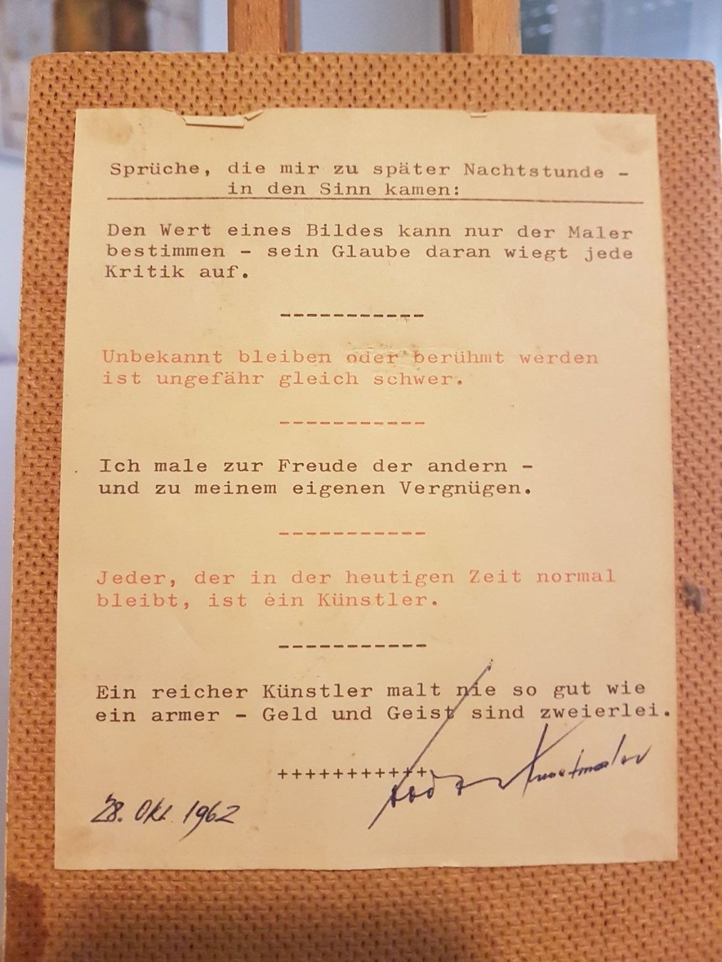 Dipinti: Kunst-Unikat "Rote Rosen" (1962) – Usato da Glattbrugg venduto da casabelavista 7