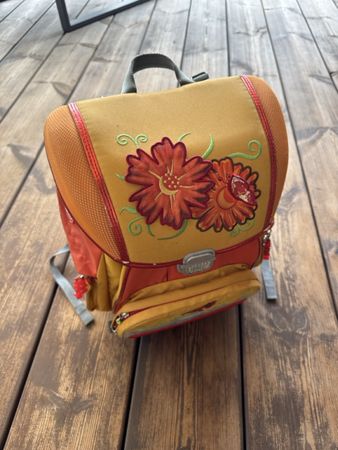 Schulranzen Set Step by Step bunte Blumen mit Beleuchtung