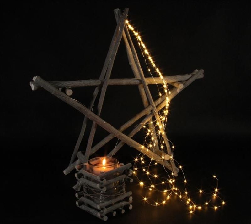 Ghirlande e barre luminose: Lichterkette 30 Led mit Sternen, L 100cm – Nuovo e nell'imballaggio originale da Wettingen venduto da Swala 1