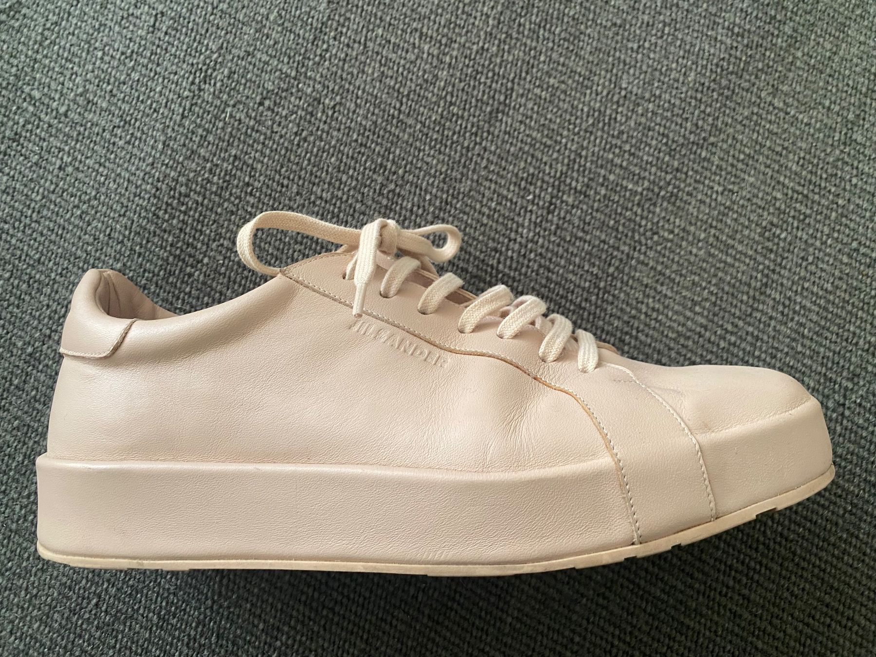 Jil Sander Scarpe da donna: Jil Sander Sneaker, Gr. 38, Beige, Lederschuhe, Top! – Usato da Basel venduto da bhc100 2