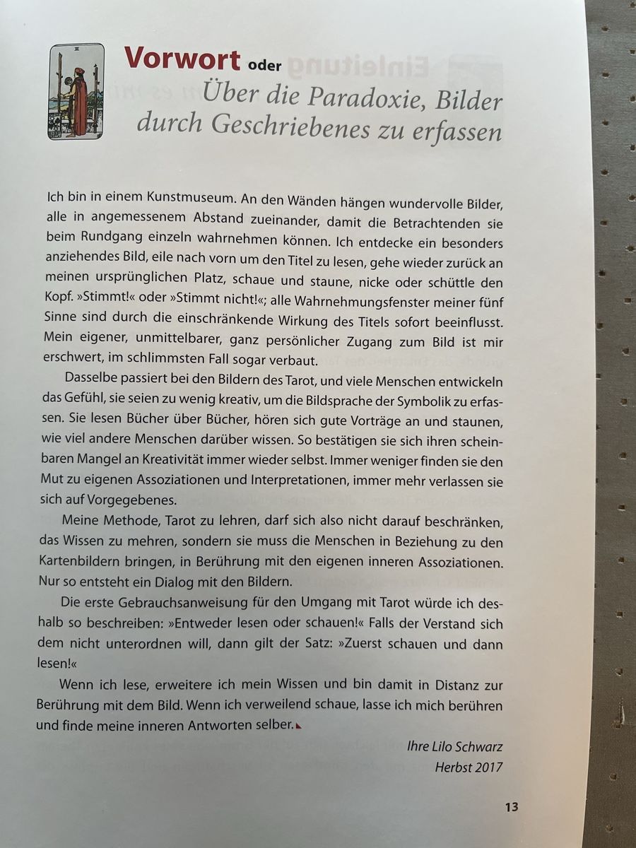 Libri: TAROT PRAXISBUCH & Karten – Usato da Winterthur venduto da ruebliangel 9