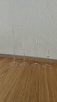 Glas Kerzenständer (39 Stk. in 4 verschiedenen Längen)