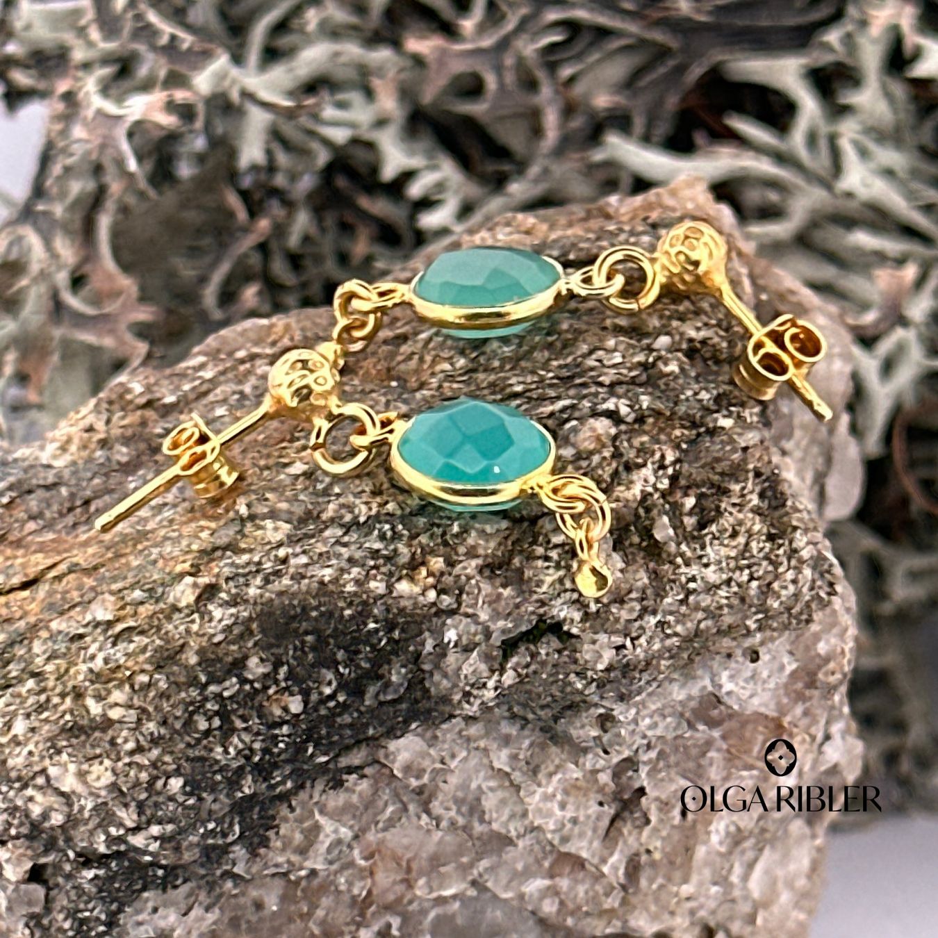 Olga Ribler Orecchini pendenti & Orecchini a lobo: Sterling Silber 925 Ohrringe mit Amazonite – Nuovo (secondo la descrizione) da Luzern venduto da Schmuckoutlet 1