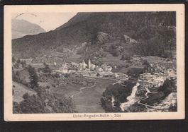 #Unter-Engadin-Bahn  , Süs GR , gel. Feldpost