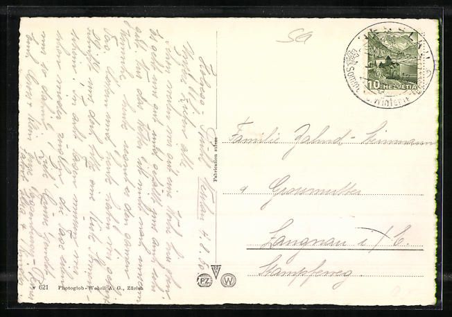 Cartoline postali: Neu St. Johann, Teilansicht mit Kirche – Usato da Berlin venduto da bartko-reher 1