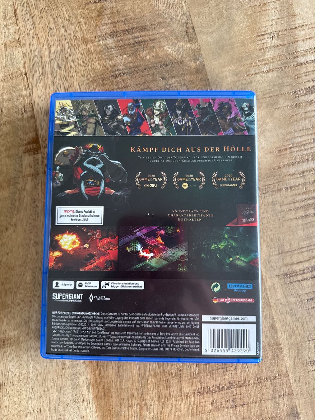 Giochi: Hades PS5 Neuwertig – Nuovo (secondo la descrizione) da Gibswil venduto da Oidus 1