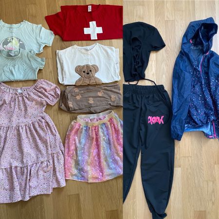 Grosses Kleiderpaket für Mädchen | Gr. 140 Hose Pyjama