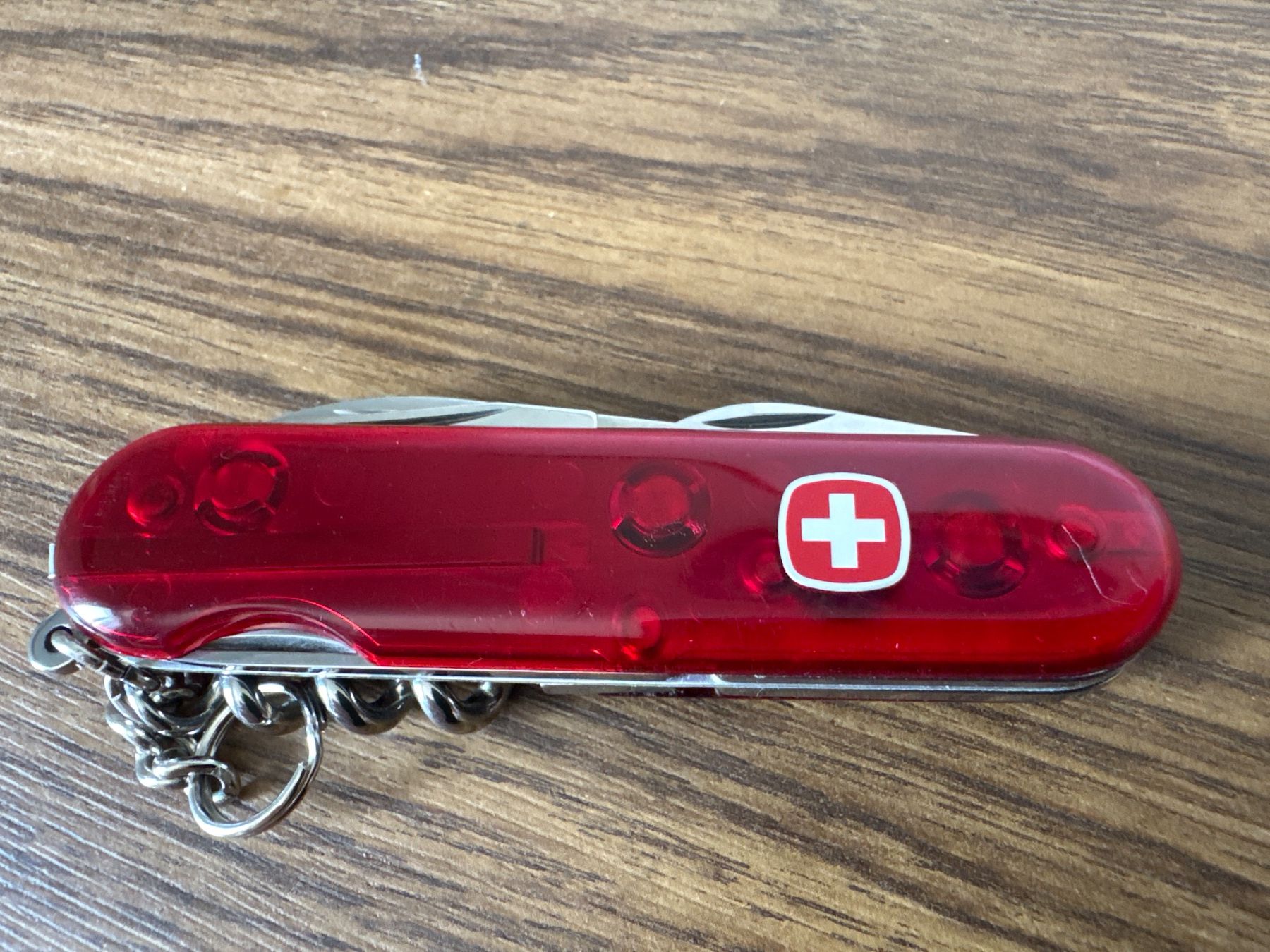 Wenger Taschenmesser: WENGER - Sackmesser red trans - Schneider & Schmid – Gebraucht aus Andwil SG von Rainboli 8
