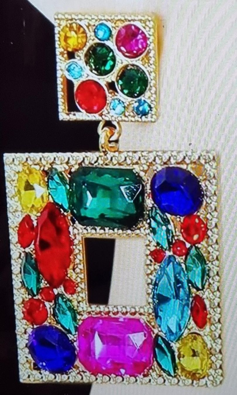 Orecchini pendenti & Orecchini a lobo: boucles d'oreilles avec cristaux – Nuovo (secondo la descrizione) da Tolochenaz venduto da nieeva 1