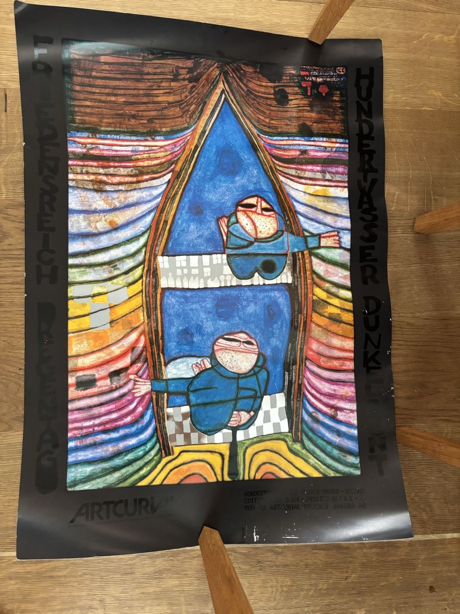 Foto & Immagini: Hundertwasser Poster  – Usato da Würenlos venduto da Ashley24