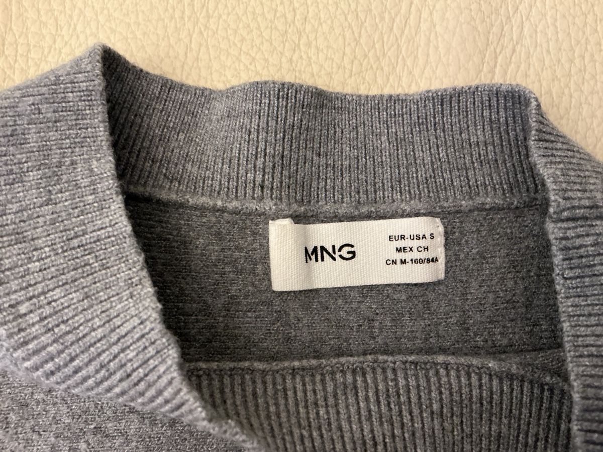 Mango Maglioni & Felpe: Pullover MNG grau Rundhals Groesse S – Usato da Oberwil BL venduto da TypeR-666 2