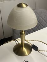 Églo lampe  vintage en laiton et verre opale