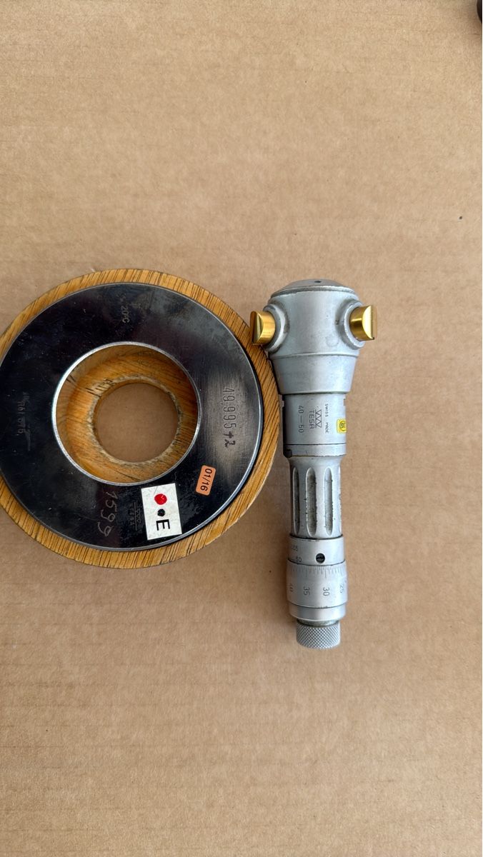 Tesa Misurare: Innenmessschraube Tesa 40-50 mm mit Einstellring – Usato da Neuhausen venduto da reifen-profis