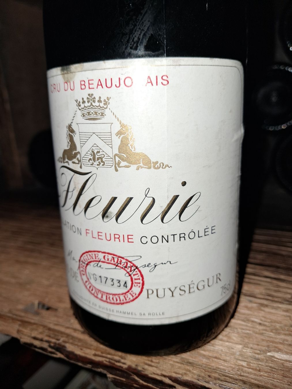 Vino: Fleurie "Cru du Beaujolais" 1990 – Nuovo e nell'imballaggio originale da Le locle venduto da juliensaran 3