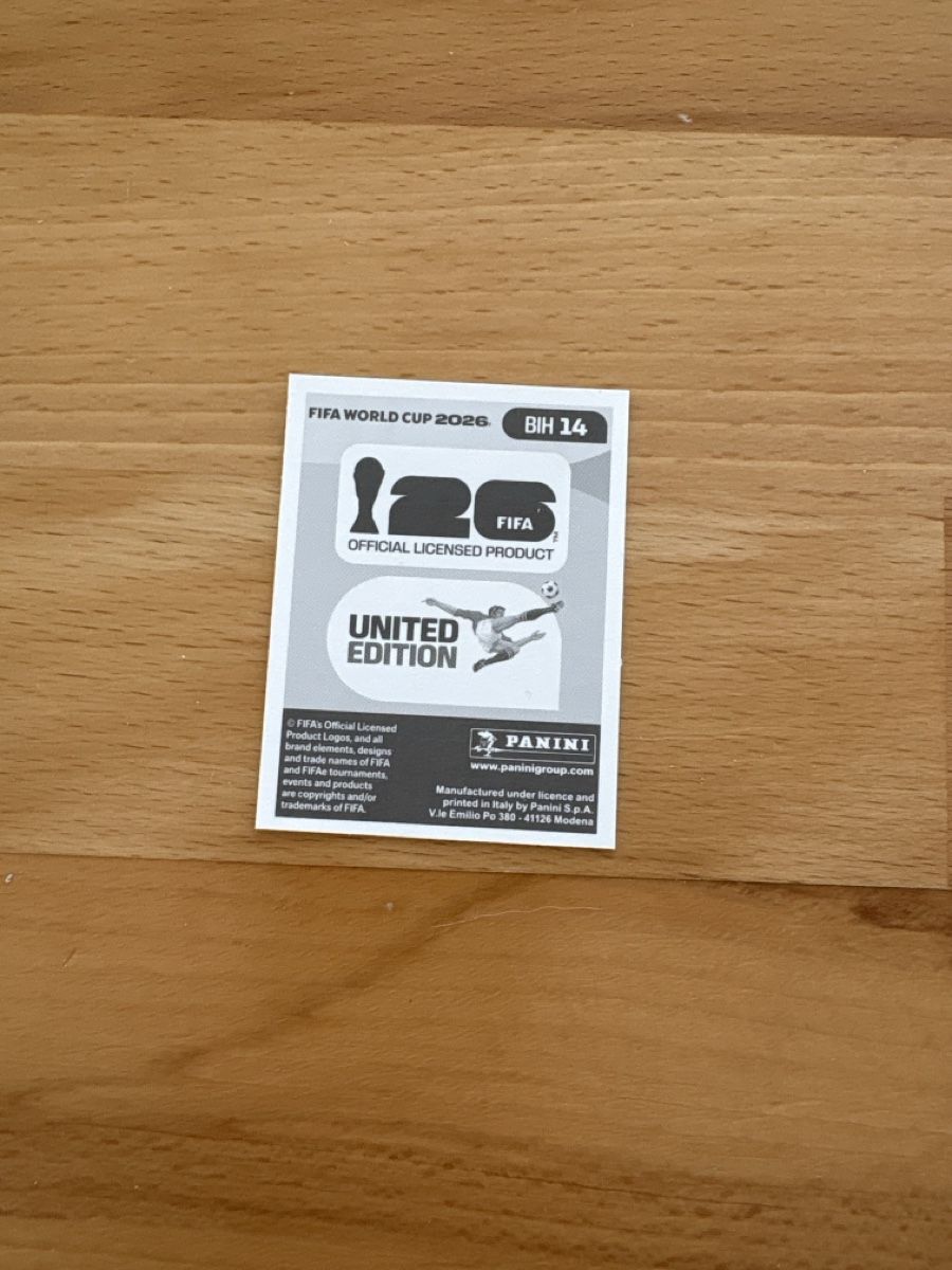Panini Sammelbilder & Trading cards: Panini Sticker Dzenis Burnic BIH 14 United Edition – Neu (gemäss Beschreibung) aus Niederrohrdorf von 92Fischli 1