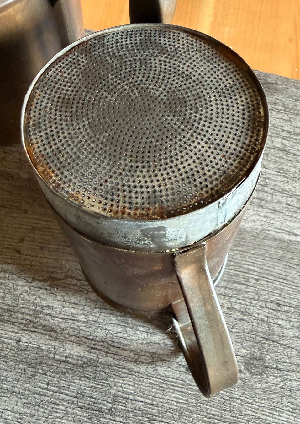 Tutte le decorazioni: Kaffeekocher antik Metall – Usato da Aarwangen venduto da concorde58 2