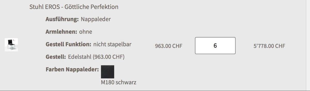 Stühle: Hutter Esszimmer Stühle Leder schwarz – Gebraucht aus Küttigen von ale_b8l6 2