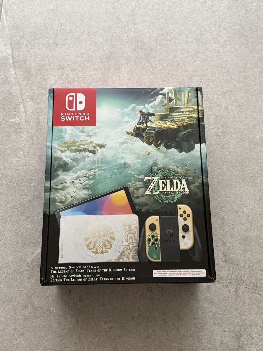 Nintendo Console: Nintendo Switch OLED Zelda Edition - Neu! – Nuovo e nell'imballaggio originale da Zwingen venduto da A.L_Shop