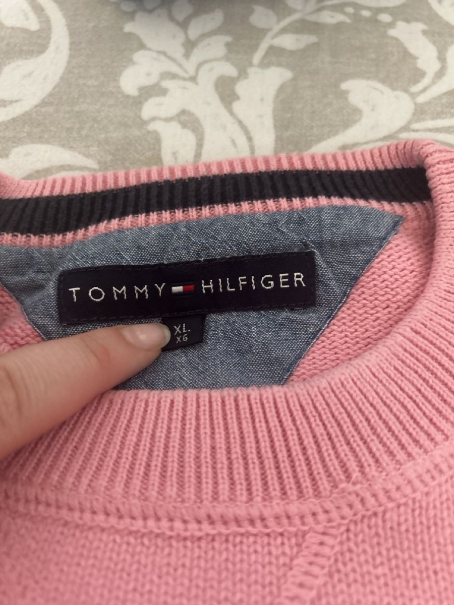 Tommy Hilfiger Maglioni & Felpe: Pull rose vintage Tommy Hilfiger taille XL  – Usato da Meyrin venduto da giu_v8tk 1