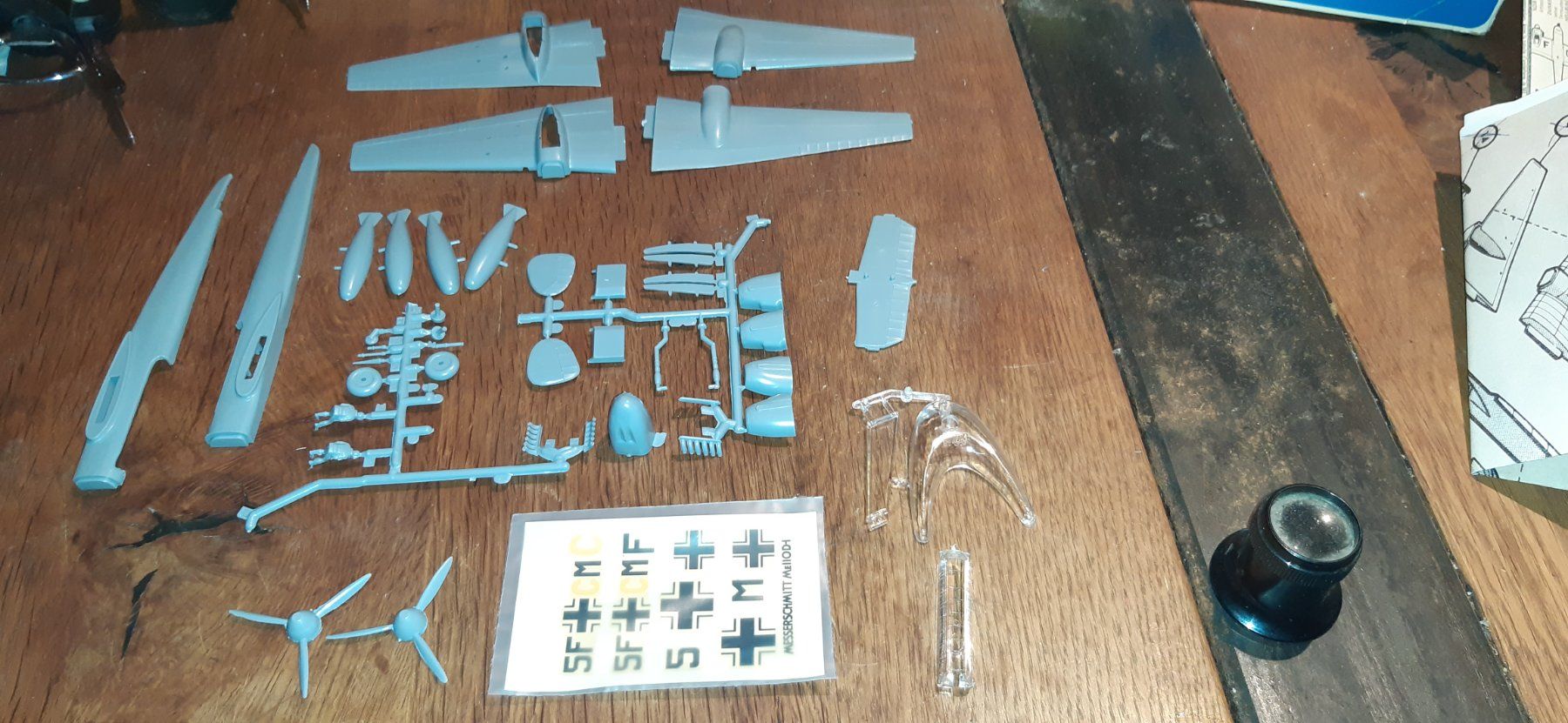 Airfix Kit di modellismo & Modellini statici: Messerschmitt 110 D 1:72 Airfix – Usato da Fehraltorf venduto da STEMAC01TK 1