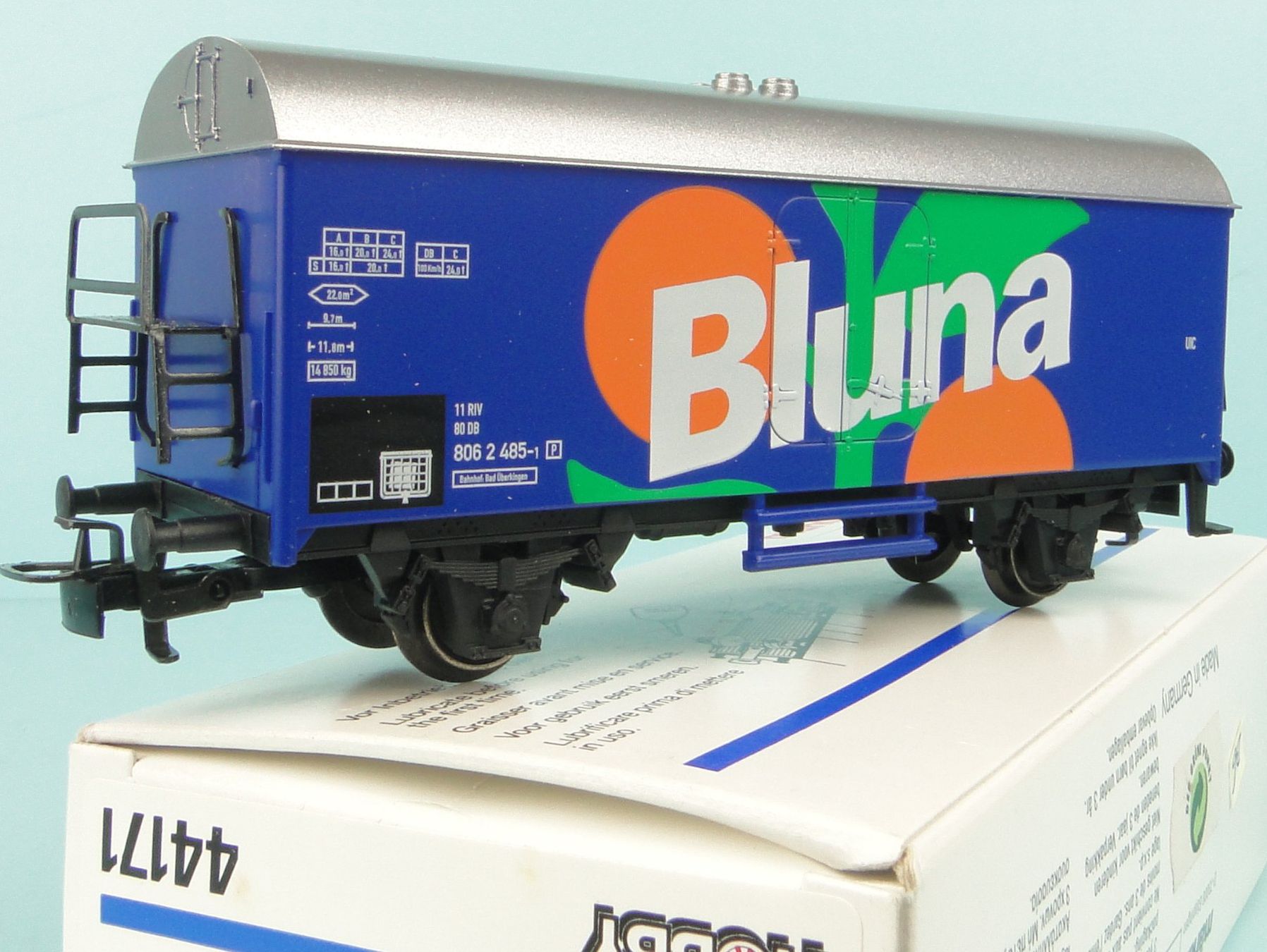 Märklin Modelleisenbahnen: MÄRKLIN 44171 DB - Kühlwagen Bluna – Gebraucht aus Bülach von cann11