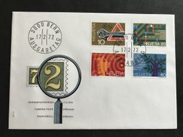 Zst 505/8 Werbemarken I 1972, FDC 17.2.72