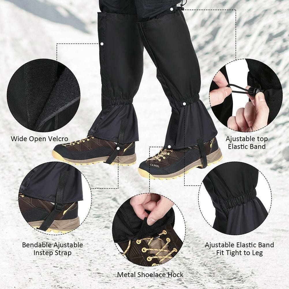 Stinchiere & Fasciature: Gamaschen Outdoor Wanderschuhe Wasserdicht Schnee Abdeckung – Nuovo (secondo la descrizione) da Kirchdorf AG venduto da Lionstein 3