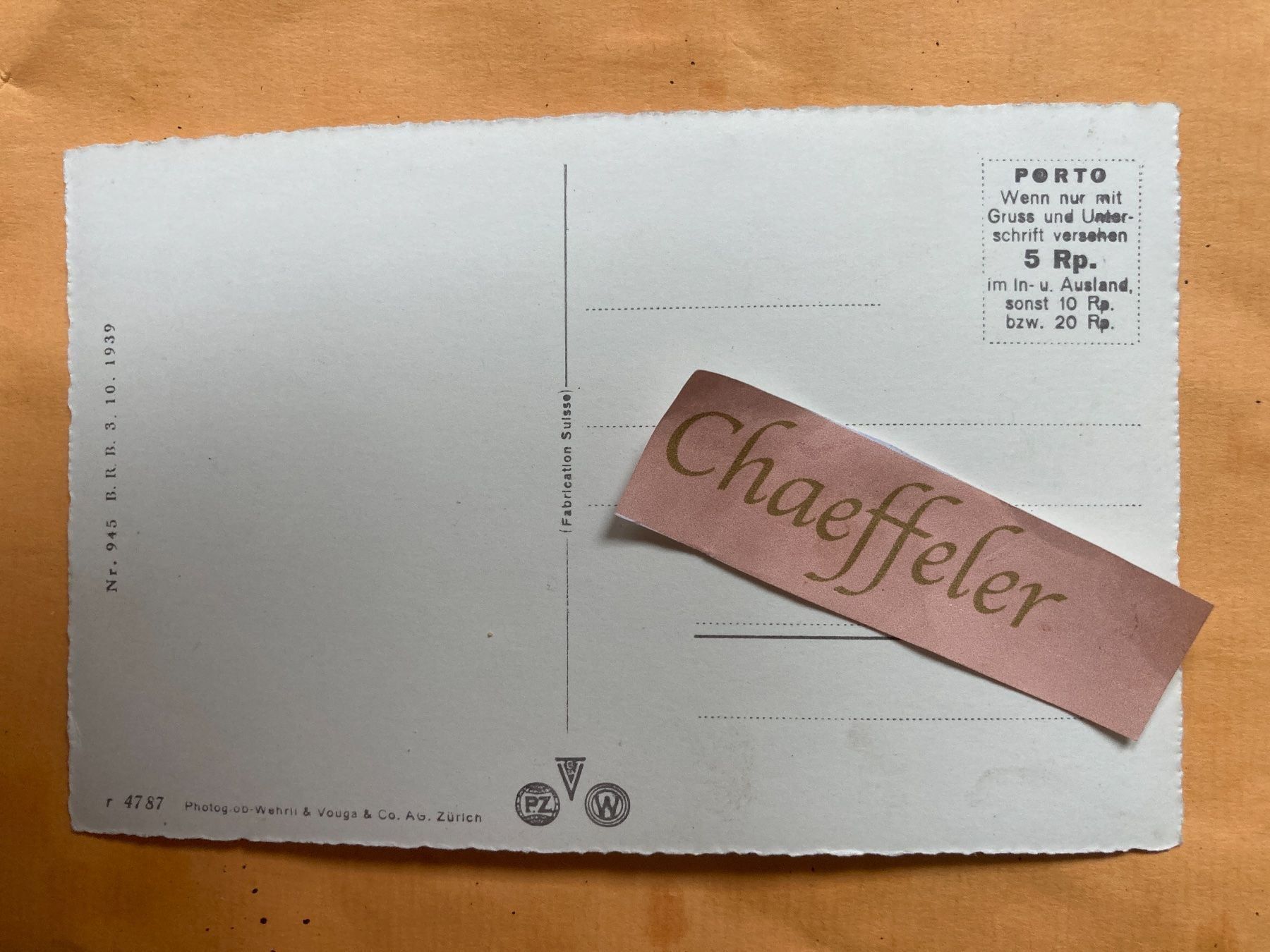 Cartes postales: Thun und Thunersee mit BernerOberland – D'occasion à Zürich par Chaeffeler 1