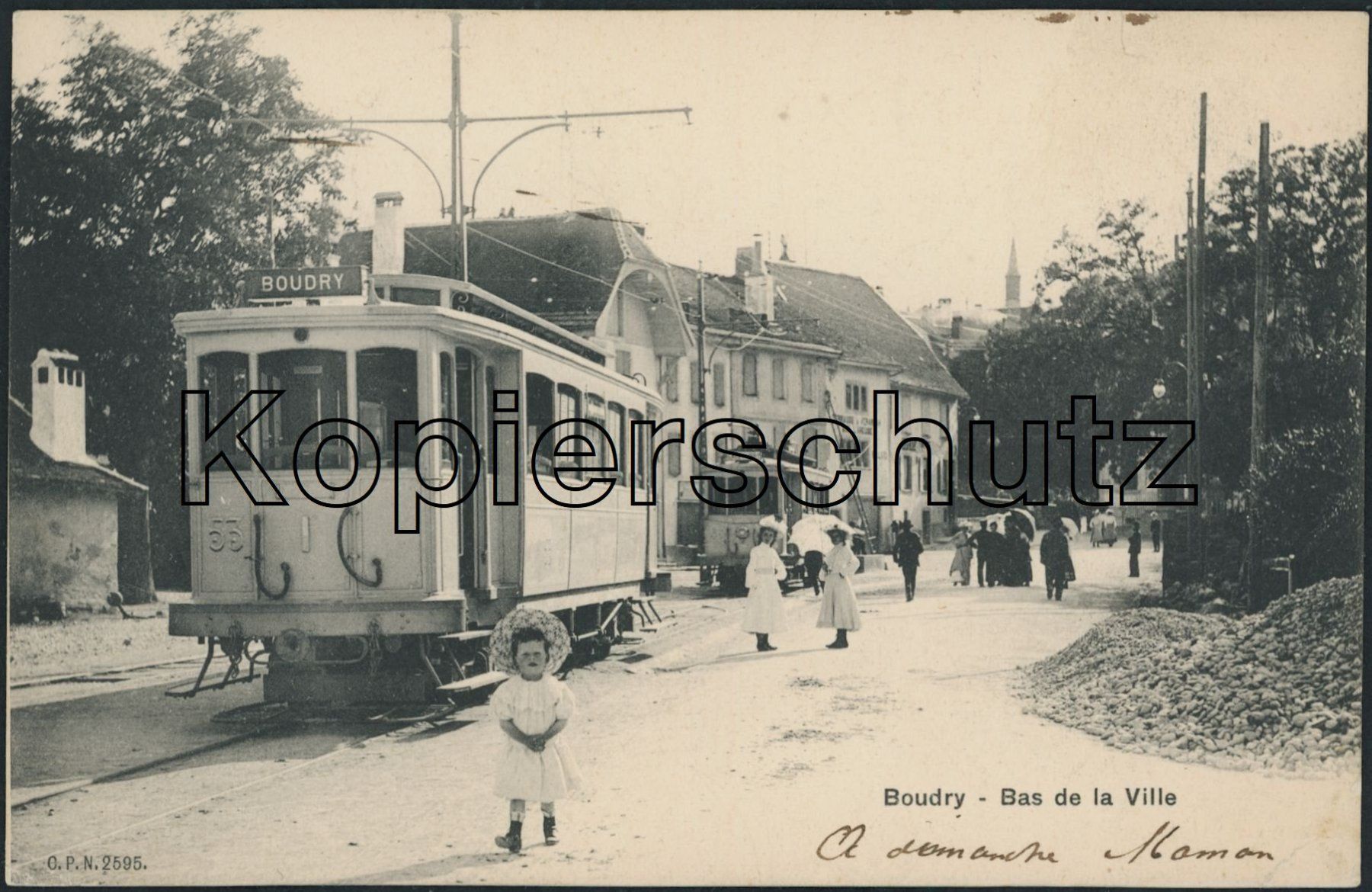 Ansichtskarten: NE Boudry - Tram TN – Gebraucht aus Schindellegi von dolpitz
