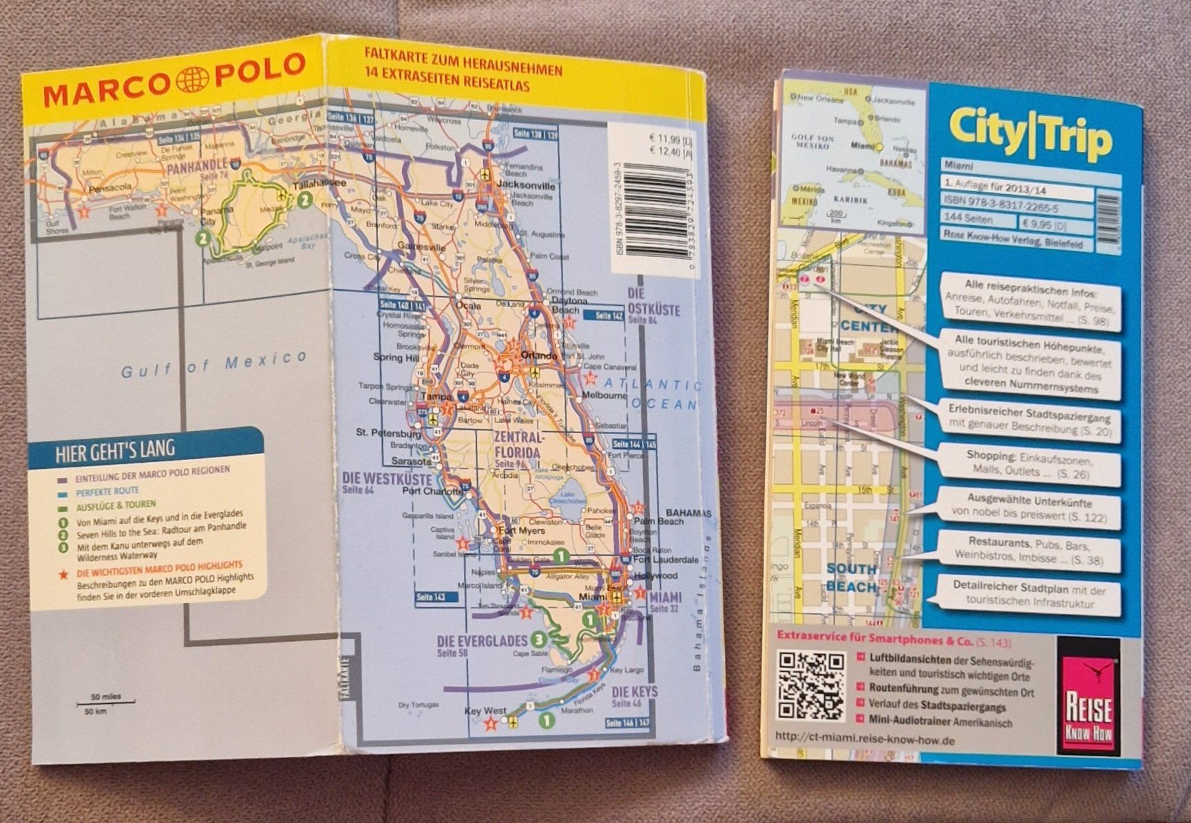 Bücher: Reiseführer Florida Marco Polo/ Miami Reise  Know How – Gebraucht aus Itingen von Claudia.E 1