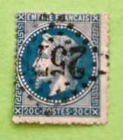 Briefmarken aus Frankreich Napoléon III (Einschrift EMPIRE 