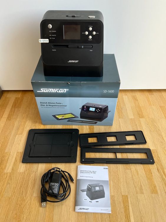 22MP Diascanner Mit 5 Zoll Display - Digitalisiert 35mm Negative Und Dias Zu JPEG