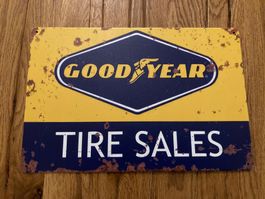 Good Year Tires / Retro Schild / 20x30 CM / neu!!!